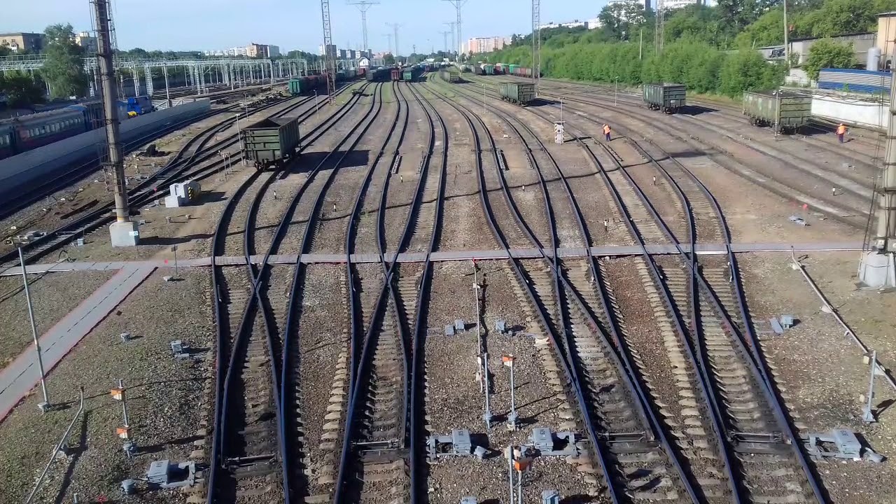 Роспуск вагонов на ст. Лосиноостровская