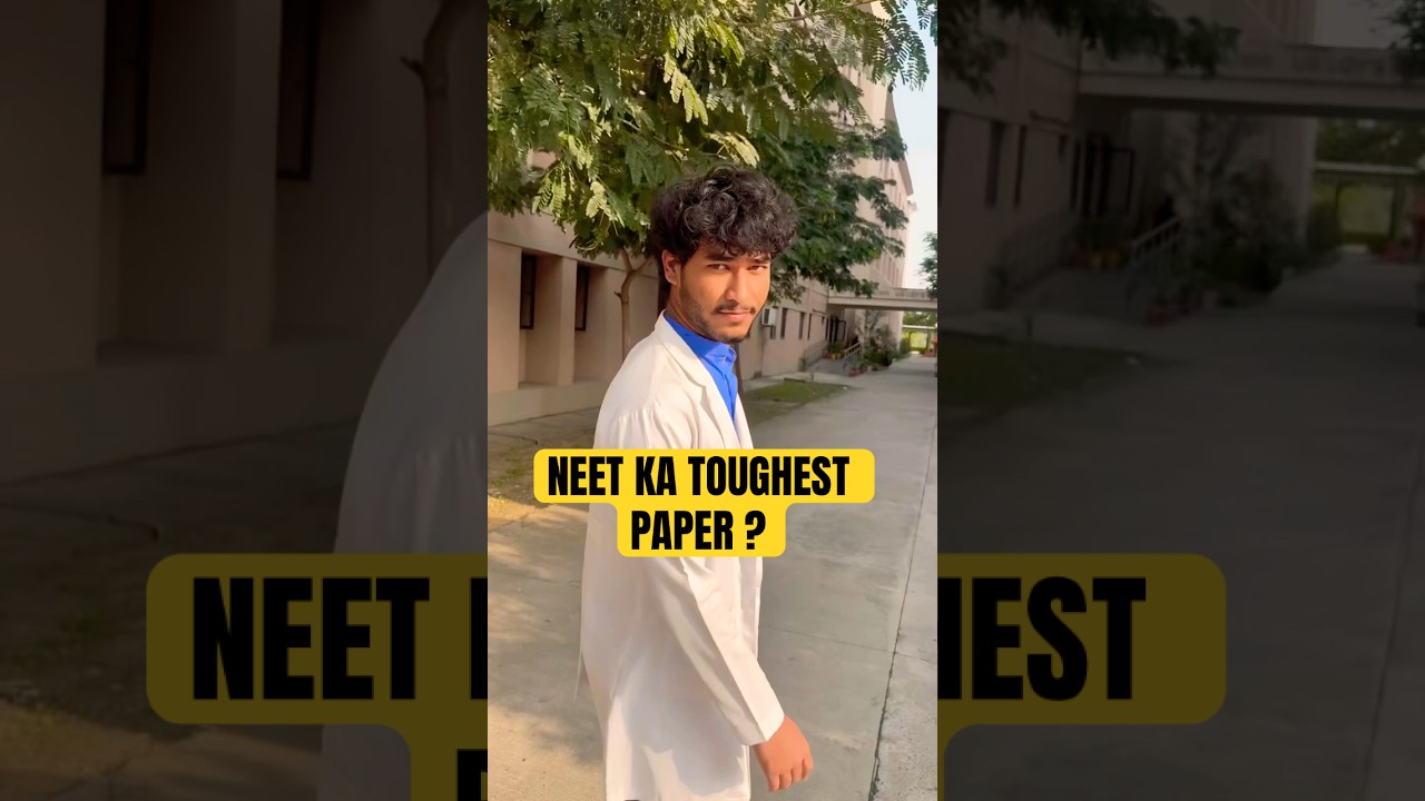 Which was the toughest NEET paper 🤯?#neet #aiims #viral
