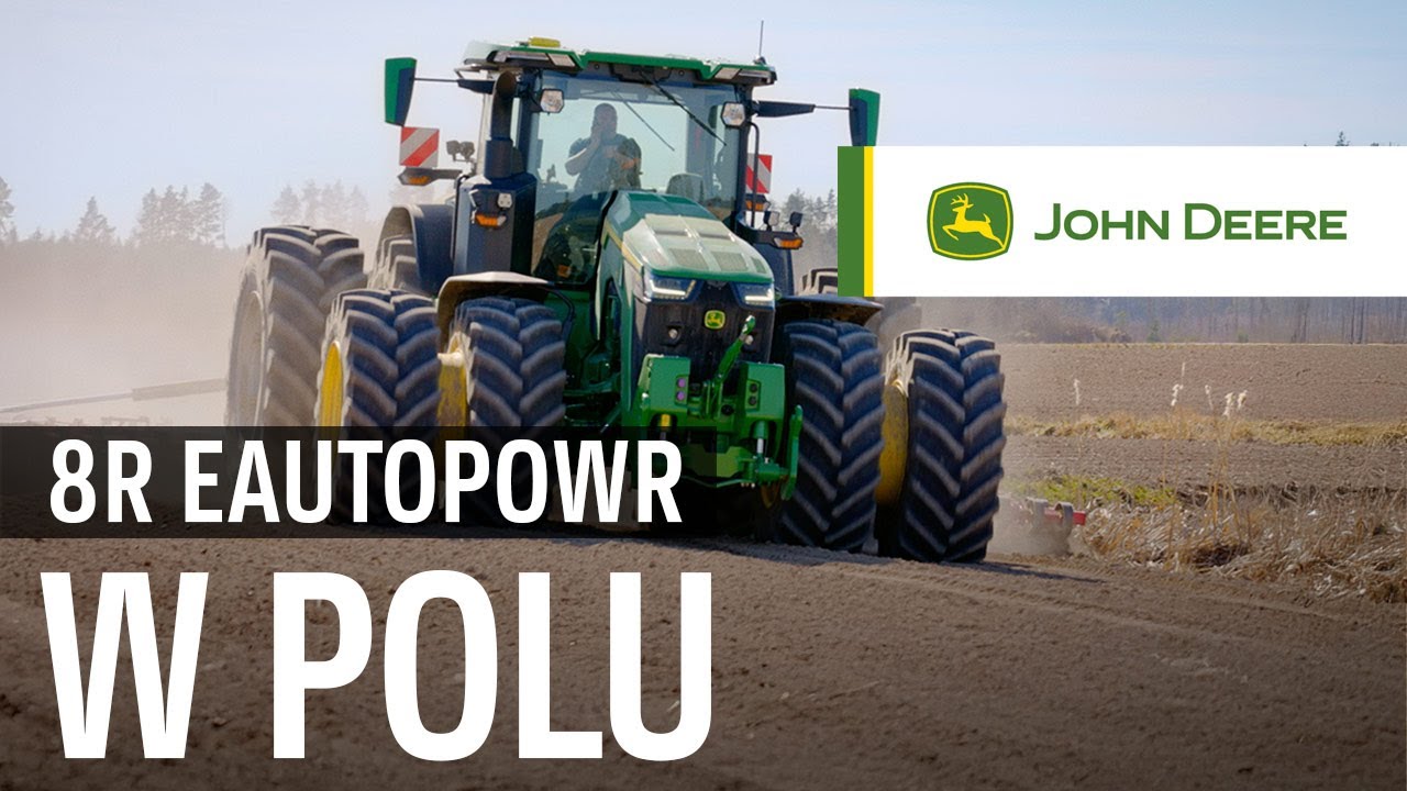 John Deere 8R 410 z przekładnią eAutoPowr™: połączenie SIŁY i PRECYZJI w gospodarstwie rolnym