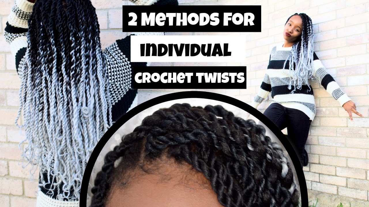 2 New Methods Individual Crochet Braids w/ No Cornrows + DIY Crochet Braids w/ Feshfen | AseaMae