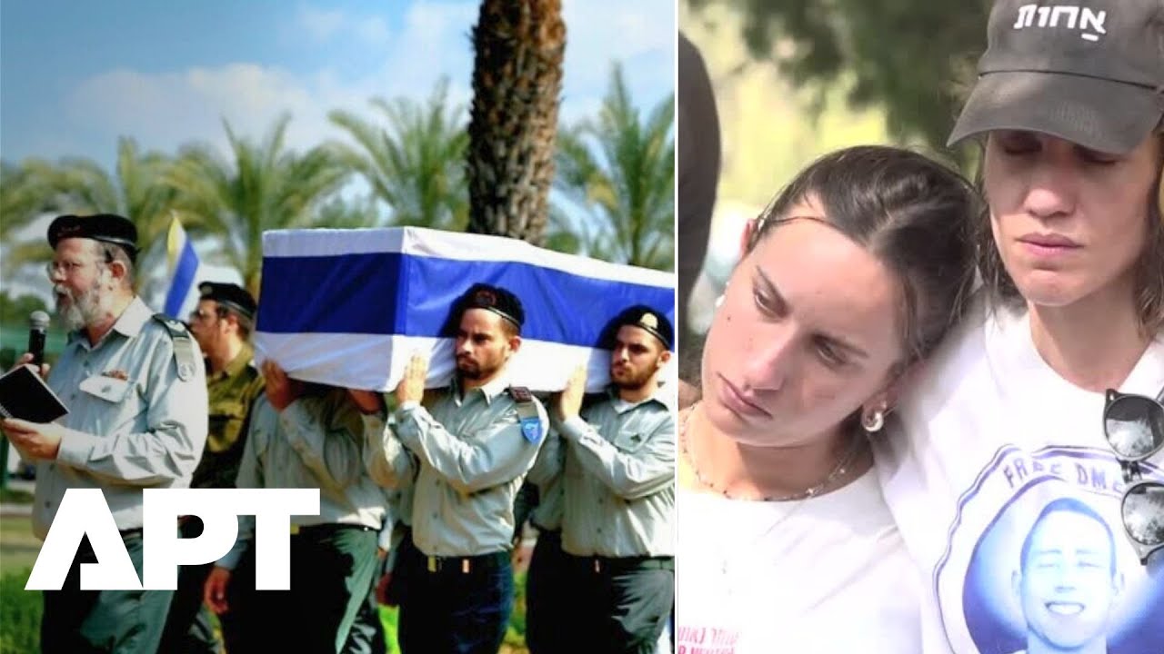 Israelis Mourn American-Israeli Soldier Omer Neutra Killed on Oct. 7 | Funeral in Tel Aviv | APT