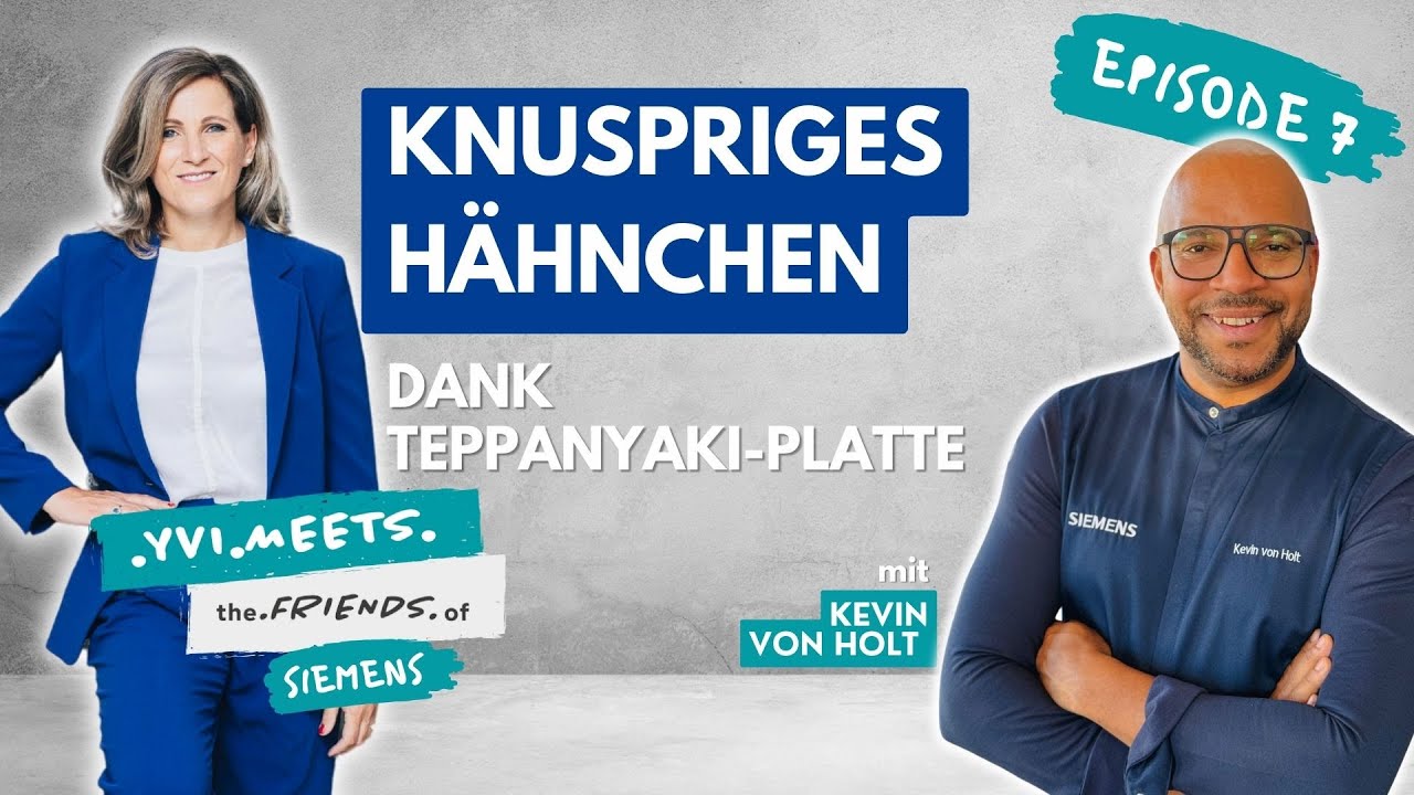 Knusprige Hähnchenbrust auf der Teppanyaki-Platte von Siemens | Yvi meets Kevin von Holt
