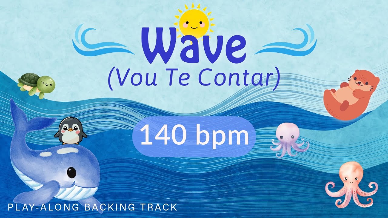 Wave (Vou Te Contar) | 140 bpm | Bossa Nova | Play-Along Backing Track
