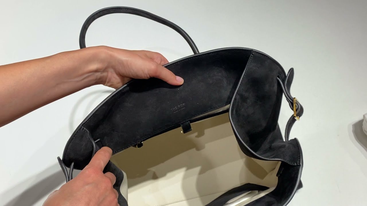 The ROW  Soft Margaux 17 Black bag Unboxing