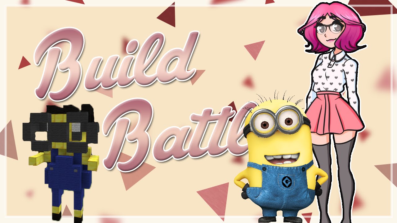 Minecraft | Team Build Battle: Minion! | Mousie & Ricky
