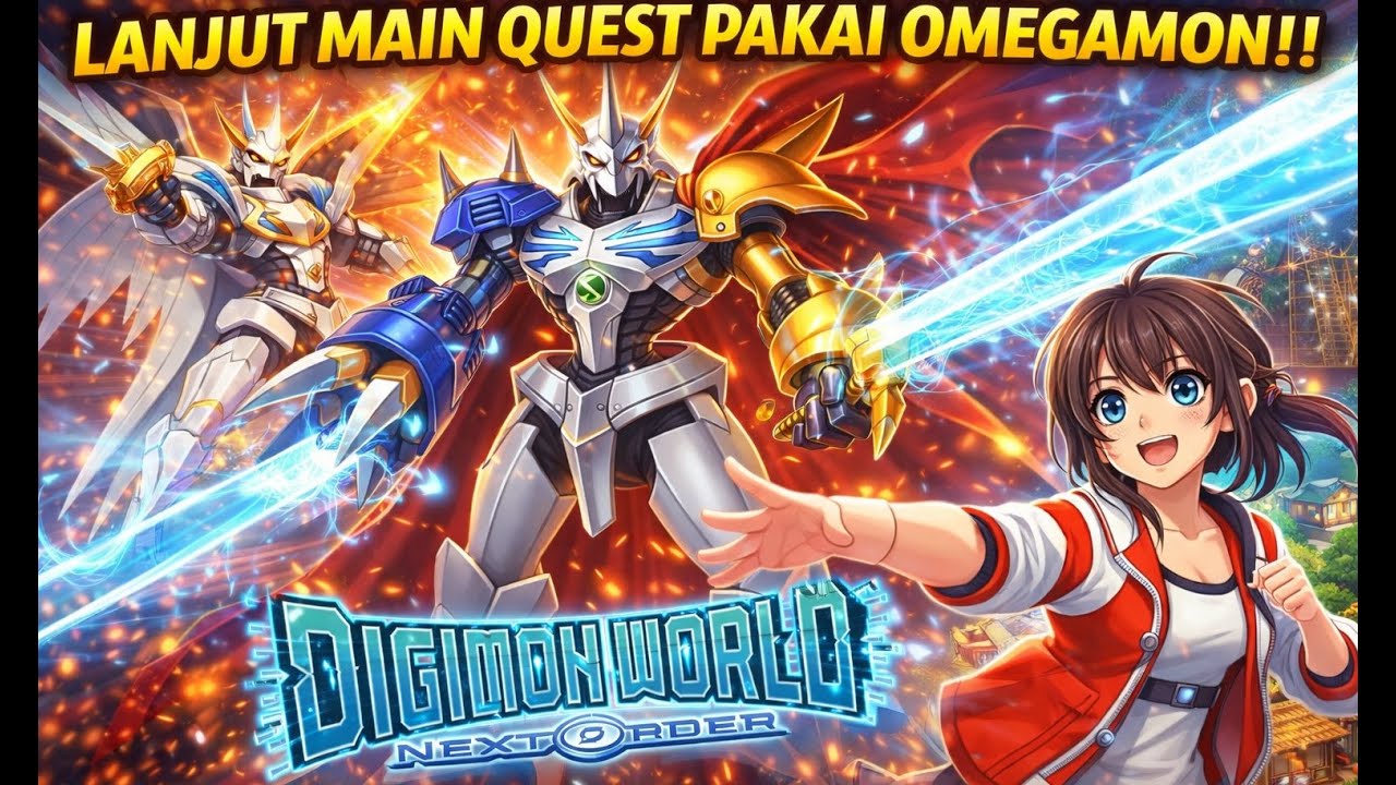 LIVE 🔴 SAATNYA REVIEW OMEGAMON DAN LANJUT MAIN QUEST!! Digimon World: Next Order #8