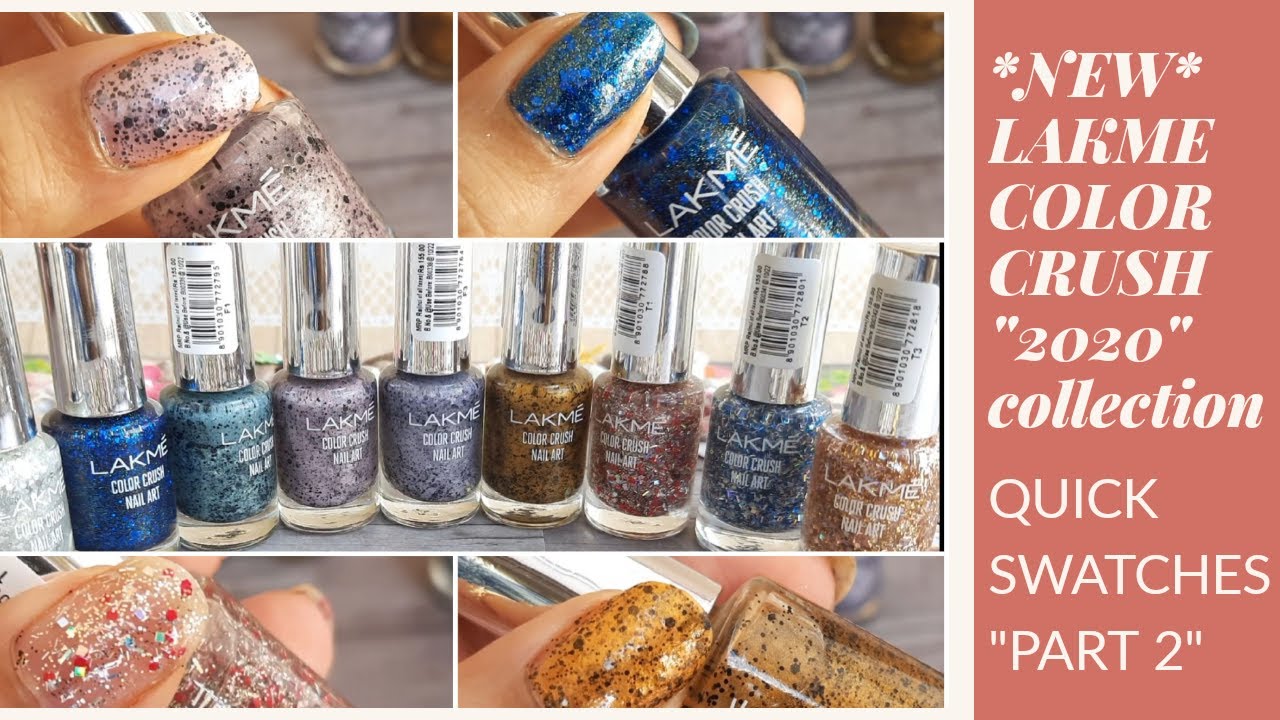 *NEW* LAKME COLOR CRUSH NAIL ART 