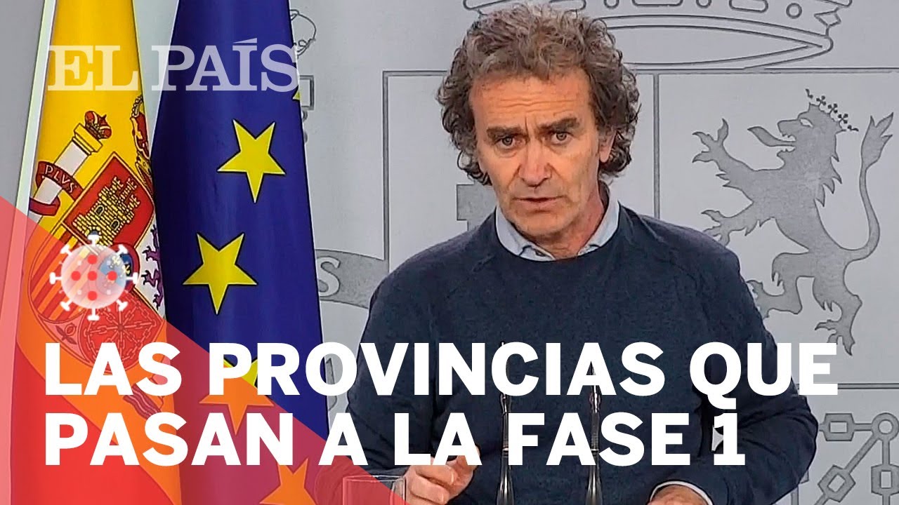 #CORONAVIRUS | Fernando Simón anuncia las Comunidades que pasan a la fase 1 de desescalada
