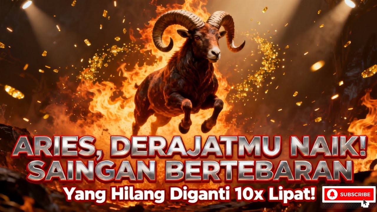 Aries♈ Derajatmu Di Naikkan! Rejeki Mengalir Dan Hidupmu Penuh Kemakmuran - Hari Ini Maret 2026