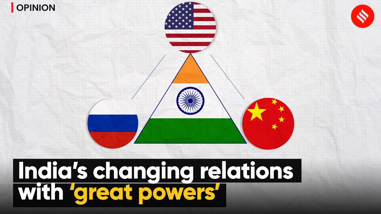 India and the great power triangle of Russia, China and US