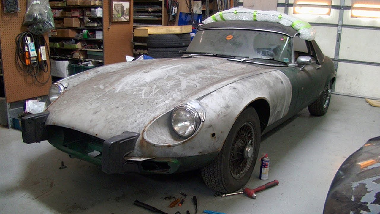 1974 Jaguar XKE V12 E-Type Restoration Project