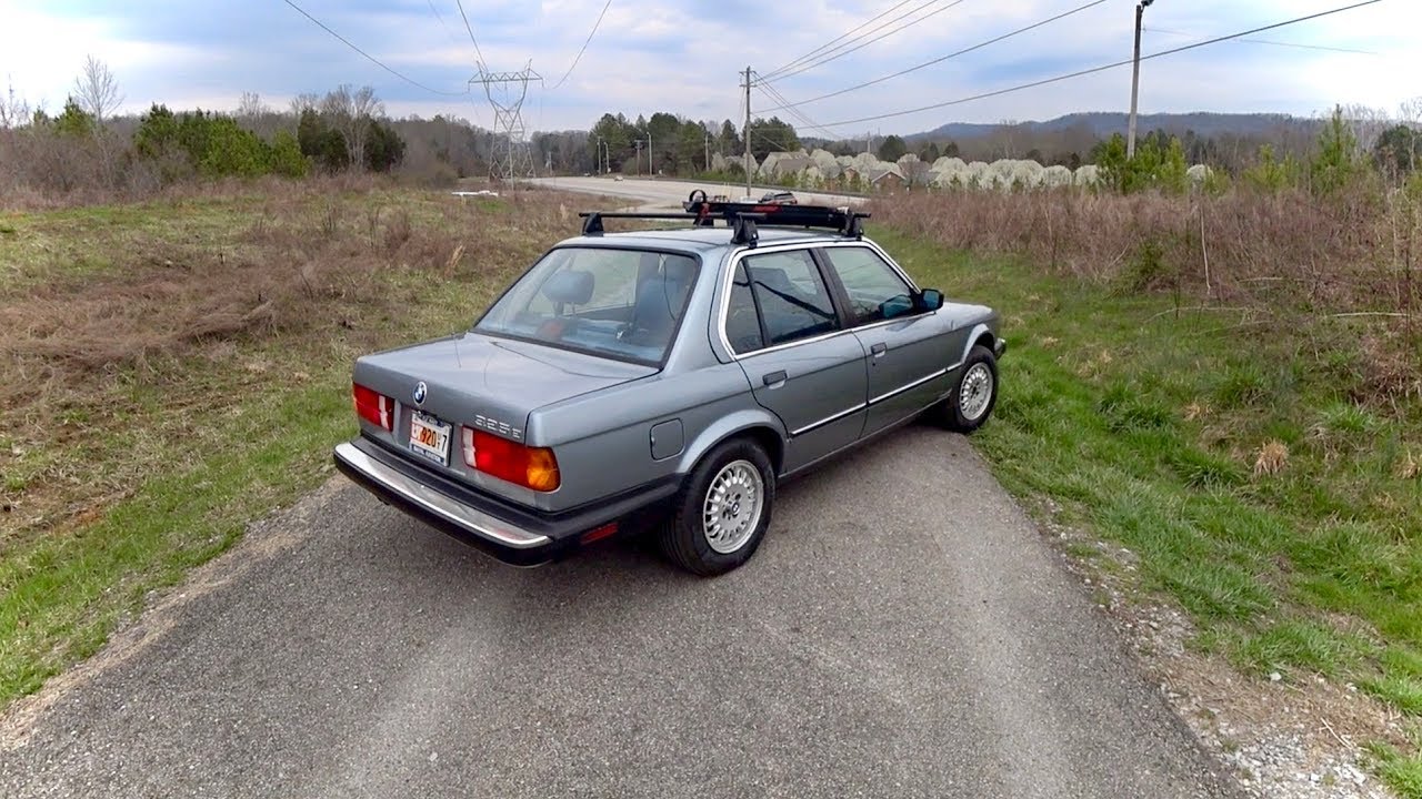 Оригинальный BMW 325e 1986 года — тест-драйв с точки зрения Тедварда (бинауральный звук)