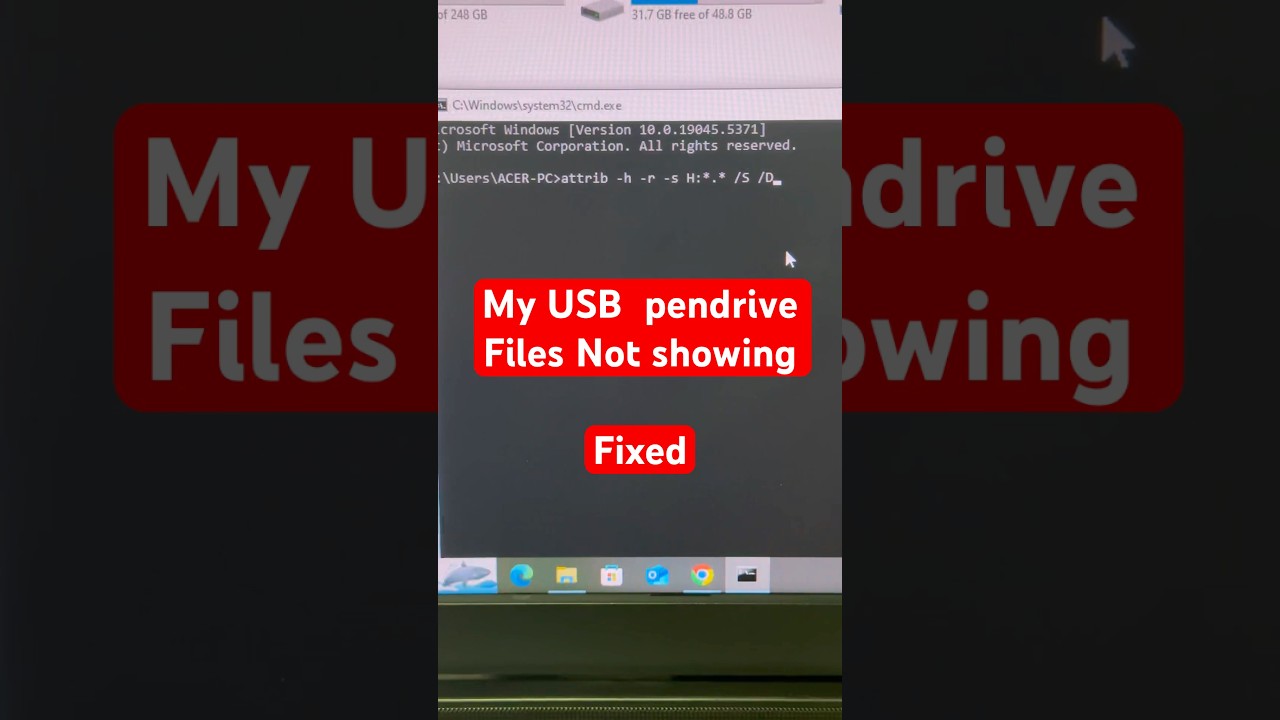 How to fix  USB Pen Drive Files & Folders Not showing On Windows 10/11/7