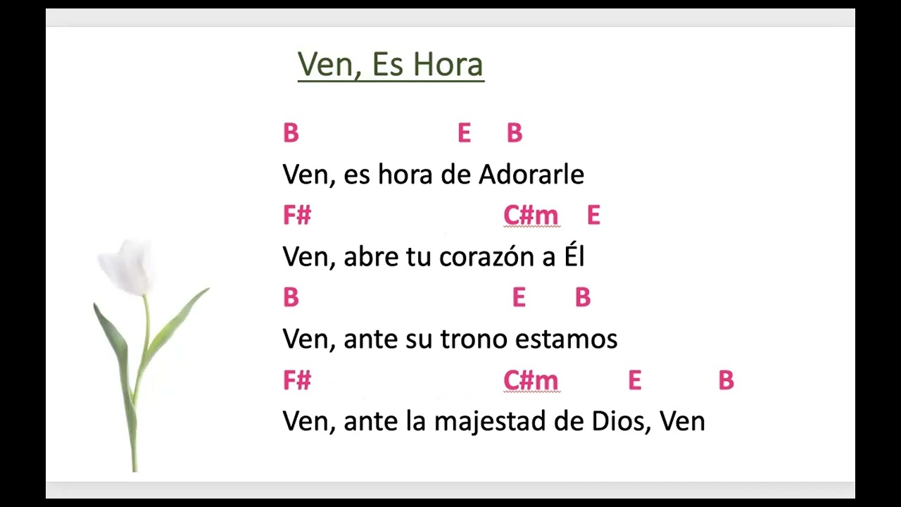 Cadena de Cantos, Te Alabare, Mi buen Jesus - Ven Es hora de Adorarle - Abre Mis Ojos - Agnus Dei