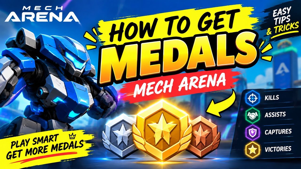 Learn how to get more medals in Mech Arena! 🏅🔥