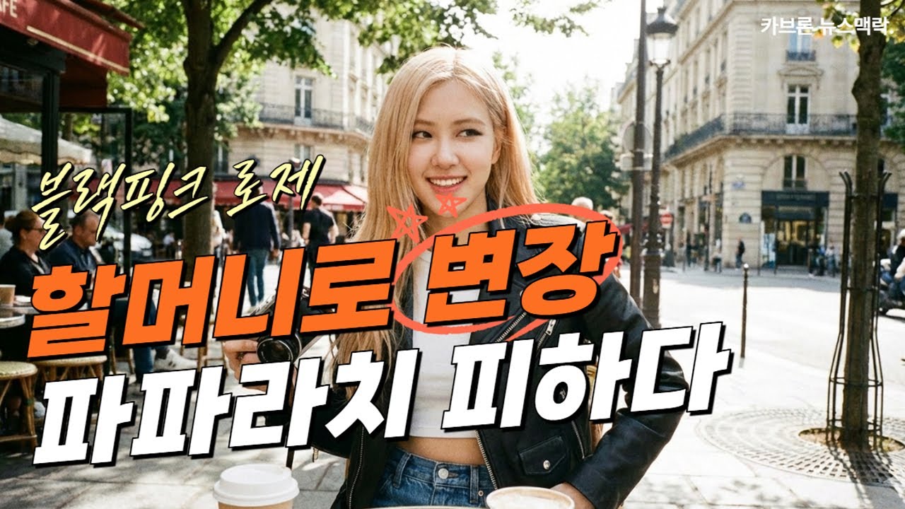 “할머니로 변장하고 데이트”… 블랙핑크 로제가 파파라치를 피한 이유