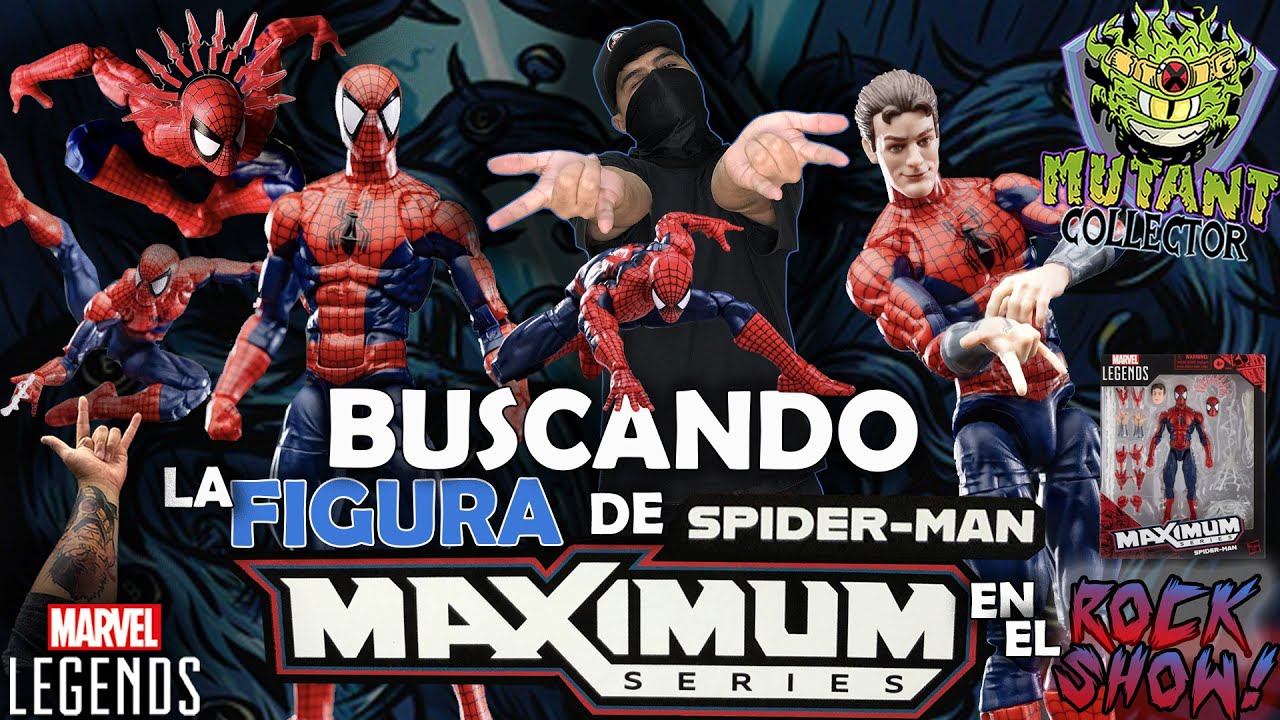 Buscando la Figura de SPIDERMAN MAXIMUM!🕷️🕸️en el Rock Show! Video 2025 | Marvel Vs Capcom Display!🖤