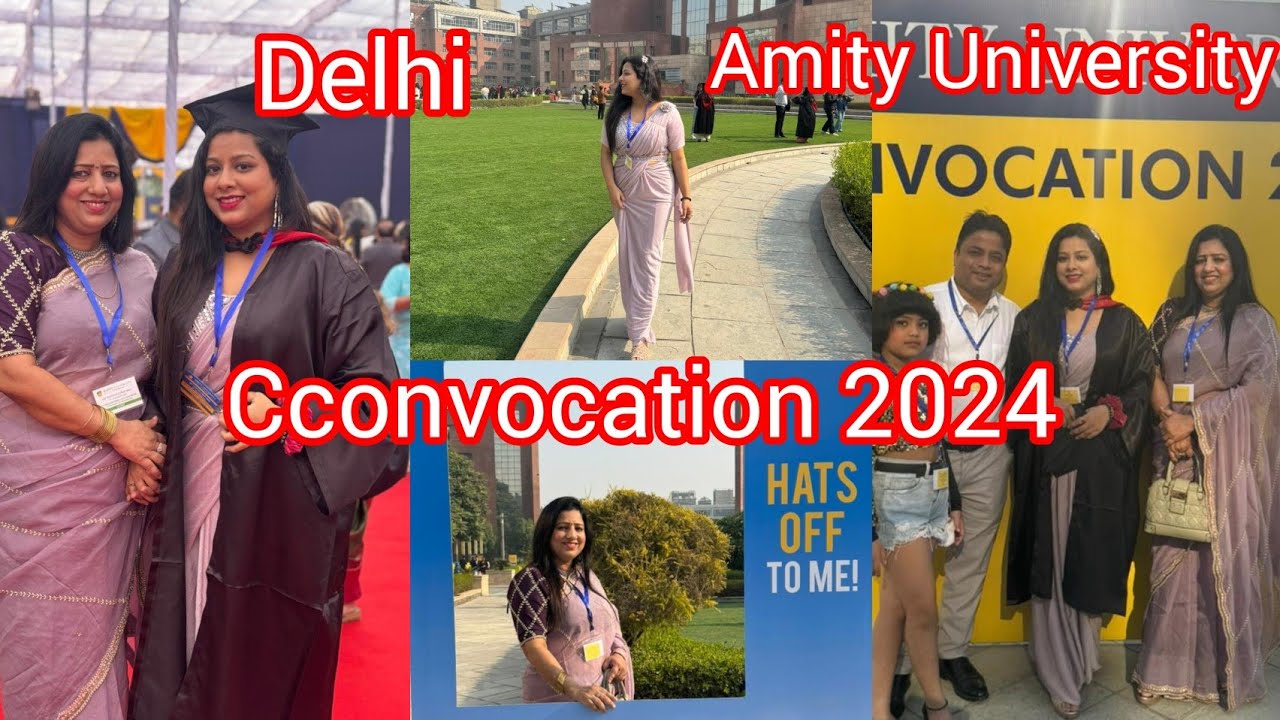 Convocation 2024 / Amity University Noida / Rounaque Vlog 786