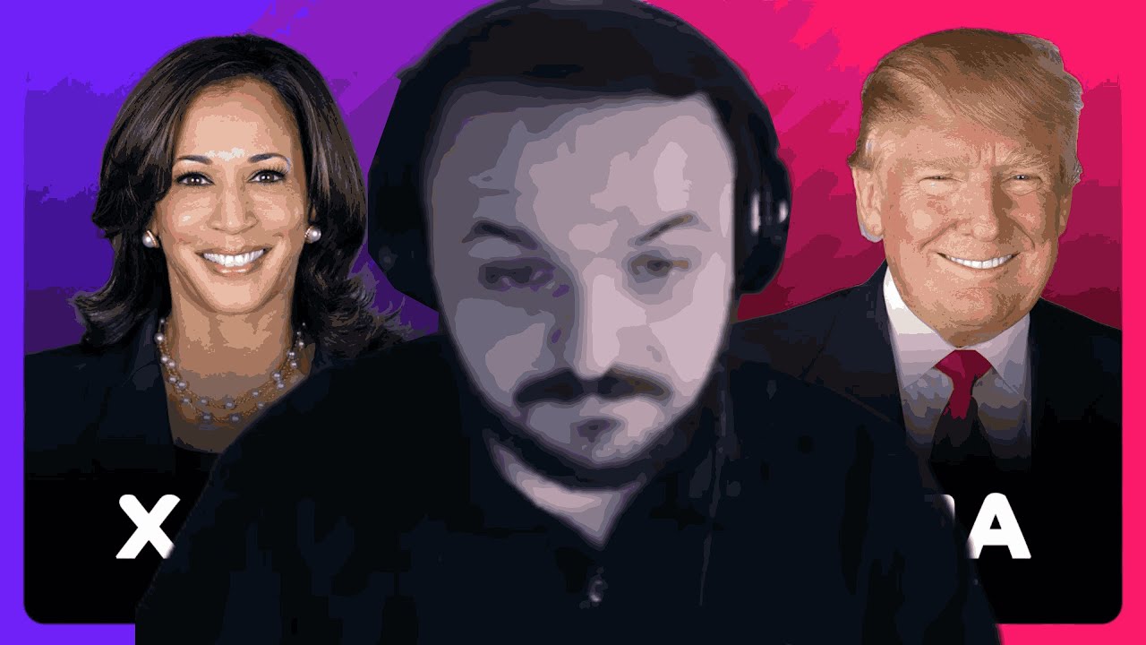 ЖМИЛЬ СМОТРИТ ДЕБАТЫ ХАРРИС И ТРАМПА