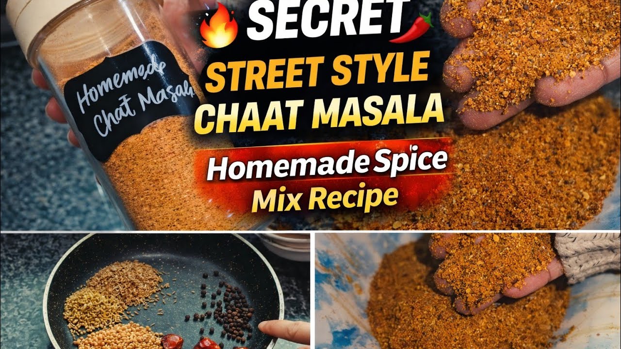 ✨Make Chaat Masala at Home🔥Secret Homemade Recipe | Street Style Taste at Home | Ramadan Episode 8