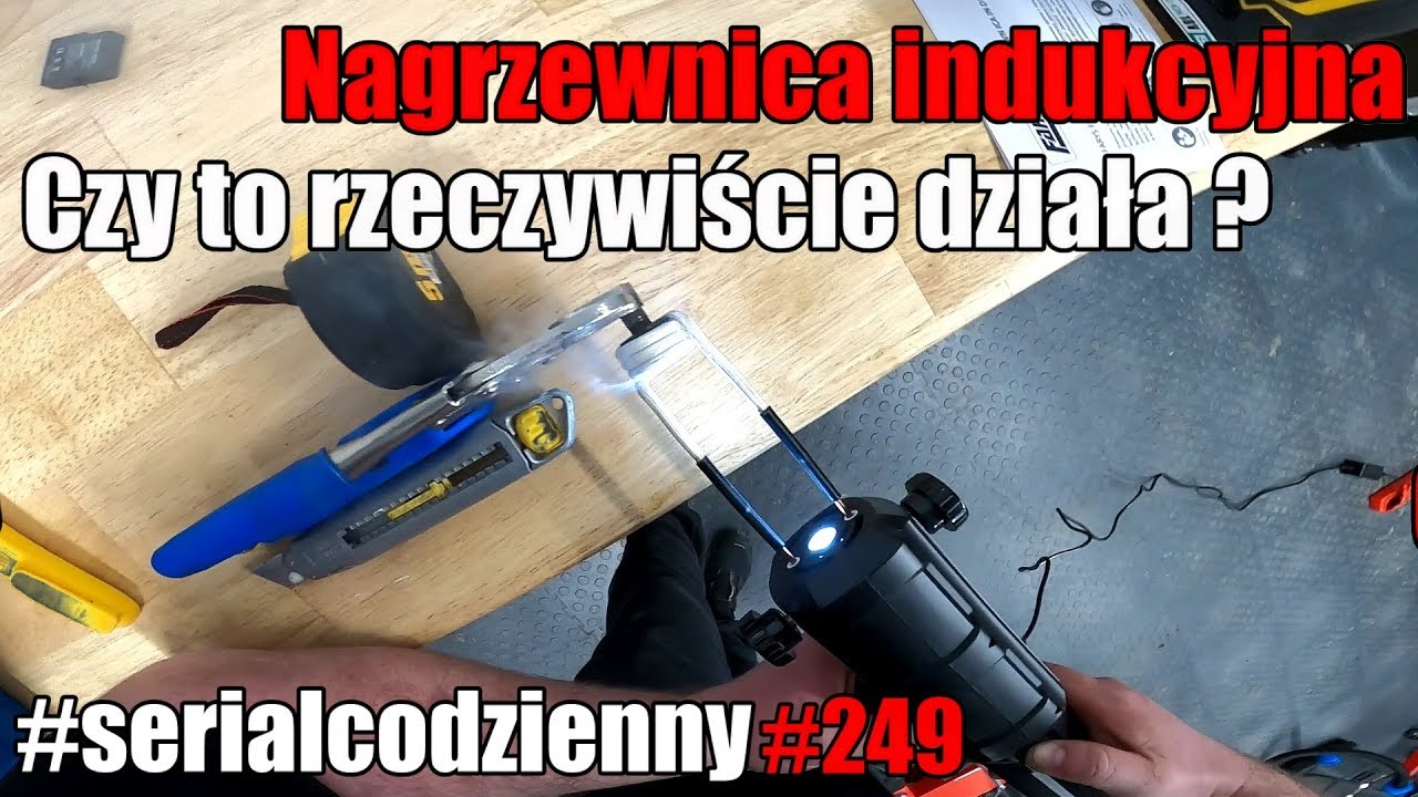 Nagrzewnica indukcyjna ? Czy to działa ? Jak to jest z tą &Omega; #serialcodzienny #vlogcodzienny