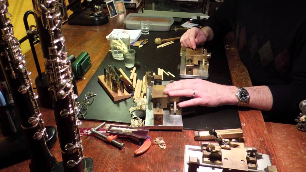 Gouging and Shaping Oboe Cane