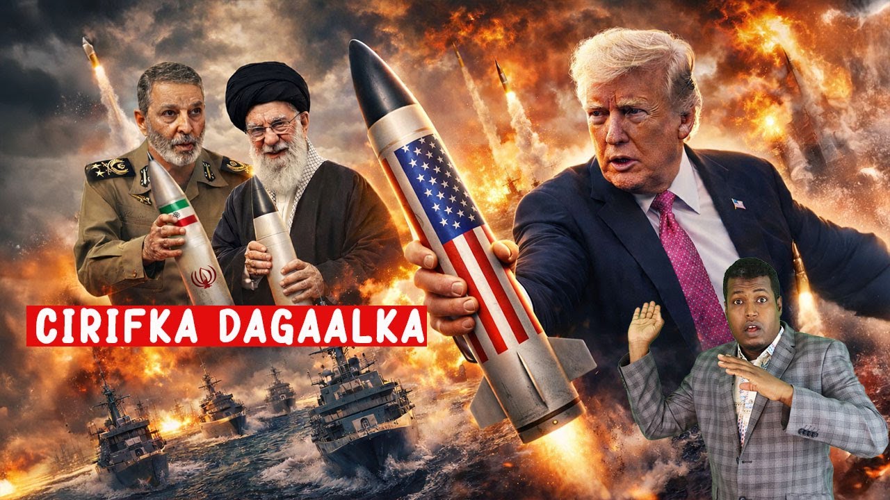 HAYAAY: MUUSAAWI OO TRUMP FARIIN CULUS U DIRAY | IIRAAN OO DIYAAR GAROOW GASHAY CAAWA