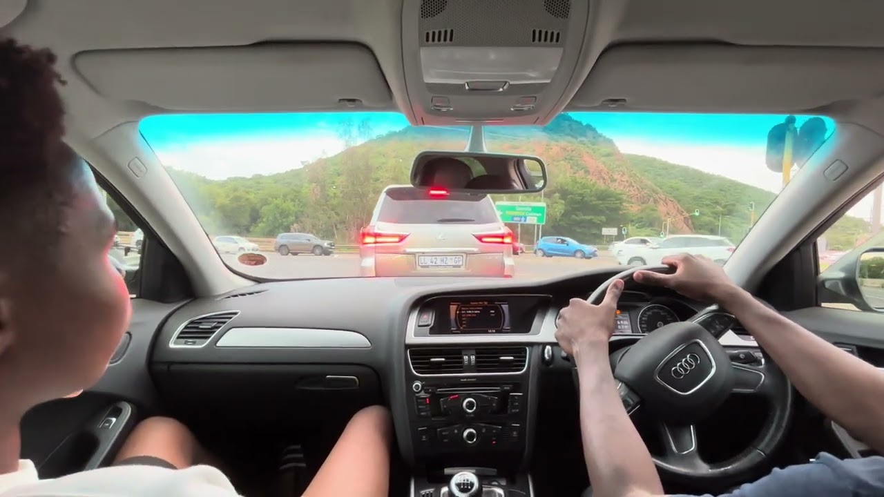 POV Driving from Pretoria North to Sinoville in an Audi A4