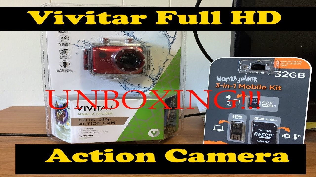 Vivitar Full HD Action Camera Unboxing and Review