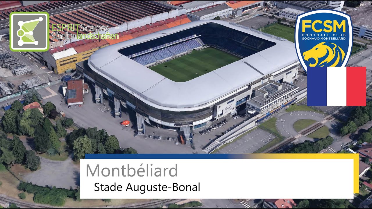 Stade Auguste-Bonal | FC Sochaux-Montb&eacute;liard | Google Earth | 2019