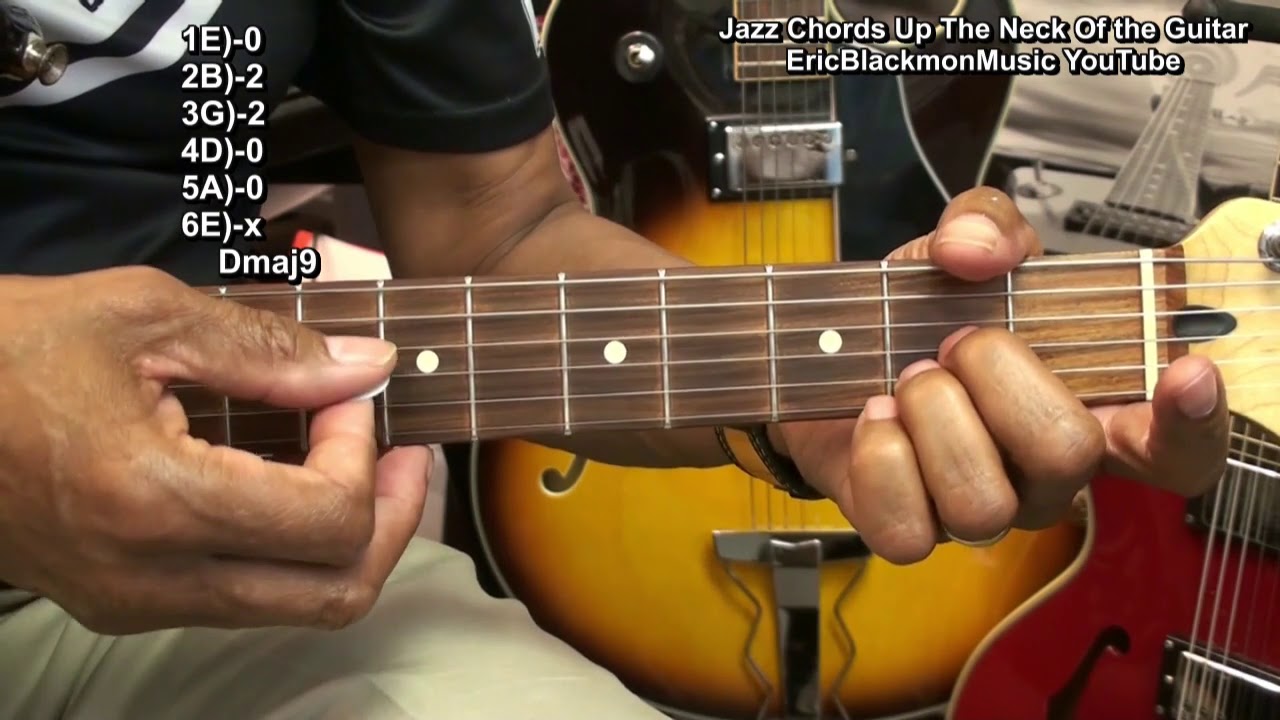 How To Play 60 Steely Dan Style Movable Jazz Chords Up & Down The Guitar Neck @EricBlackmonGuitar