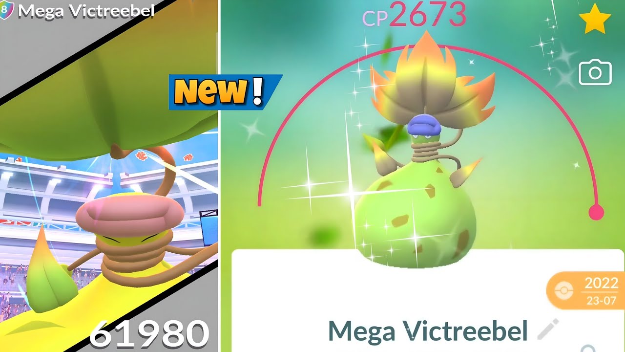 😳 First ever ✨️ shiny mega victreebel in pokemon go.