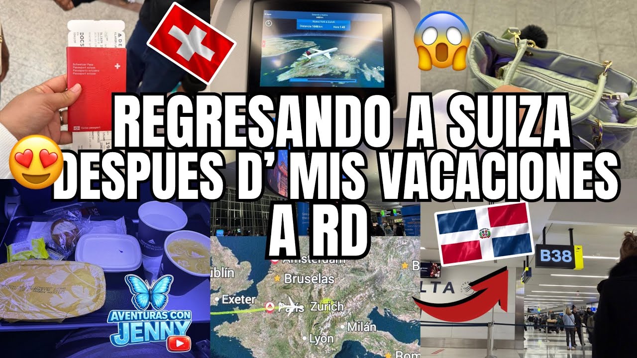 RECORRIDO DE  🇩🇴SANTO DOMINGO A NEW YORk🇺🇸 Y DESPUÉS A SUIZA 🇨🇭 