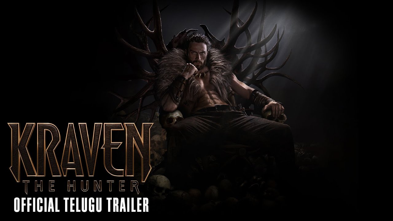 KRAVEN THE HUNTER– Official Red Band Trailer (Telugu) | October 6th | English, Hindi, Tamil & Telugu