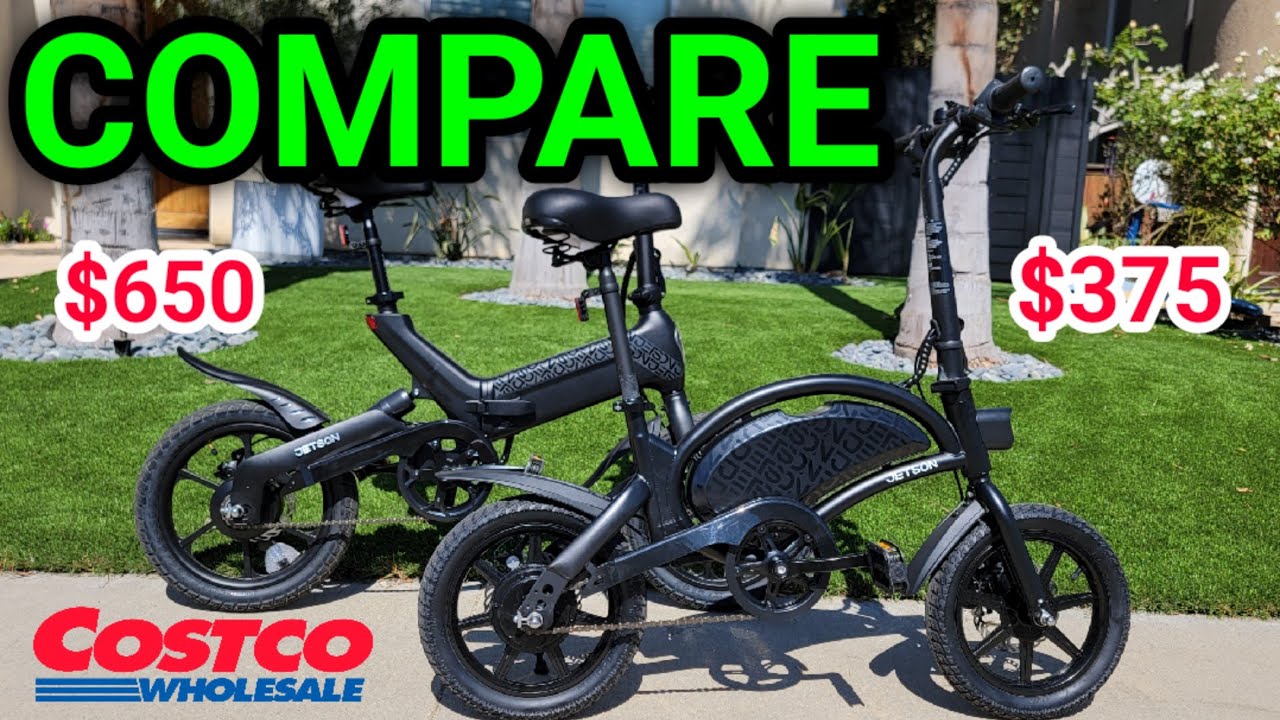 Compare Jetson Haze to Jetson Bolt Pro Folding Electric Bike Costco