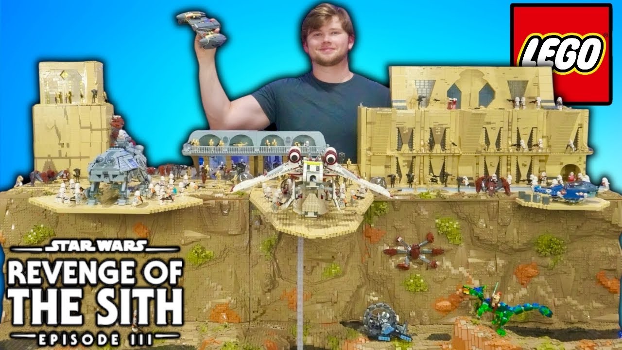 Building Utapau in 11 Minutes! LEGO Star Wars MOC Timelapse 