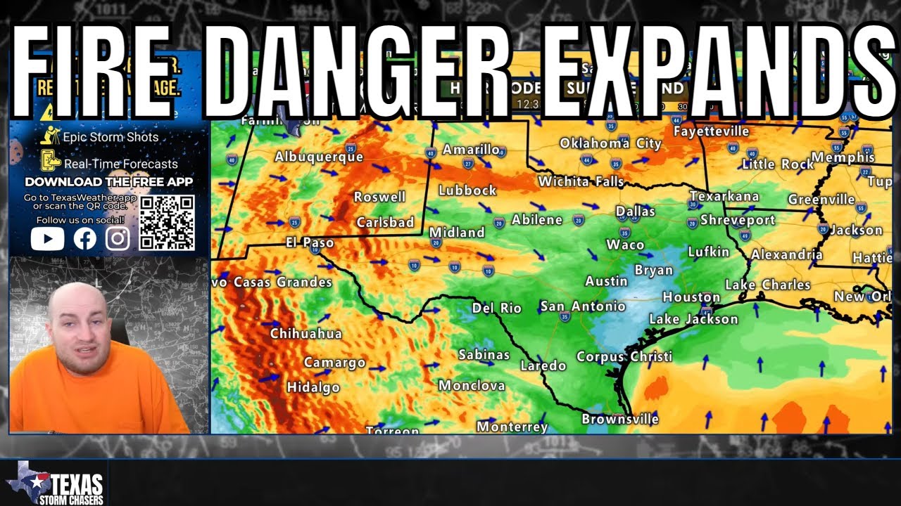 Texas Fire Danger Stays High | Panhandle Wildfire Update & Weekend Cool Front (Feb 19)
