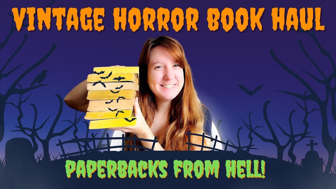 Vintage Horror Book Haul | Over 20 Paperbacks from Hell Books
