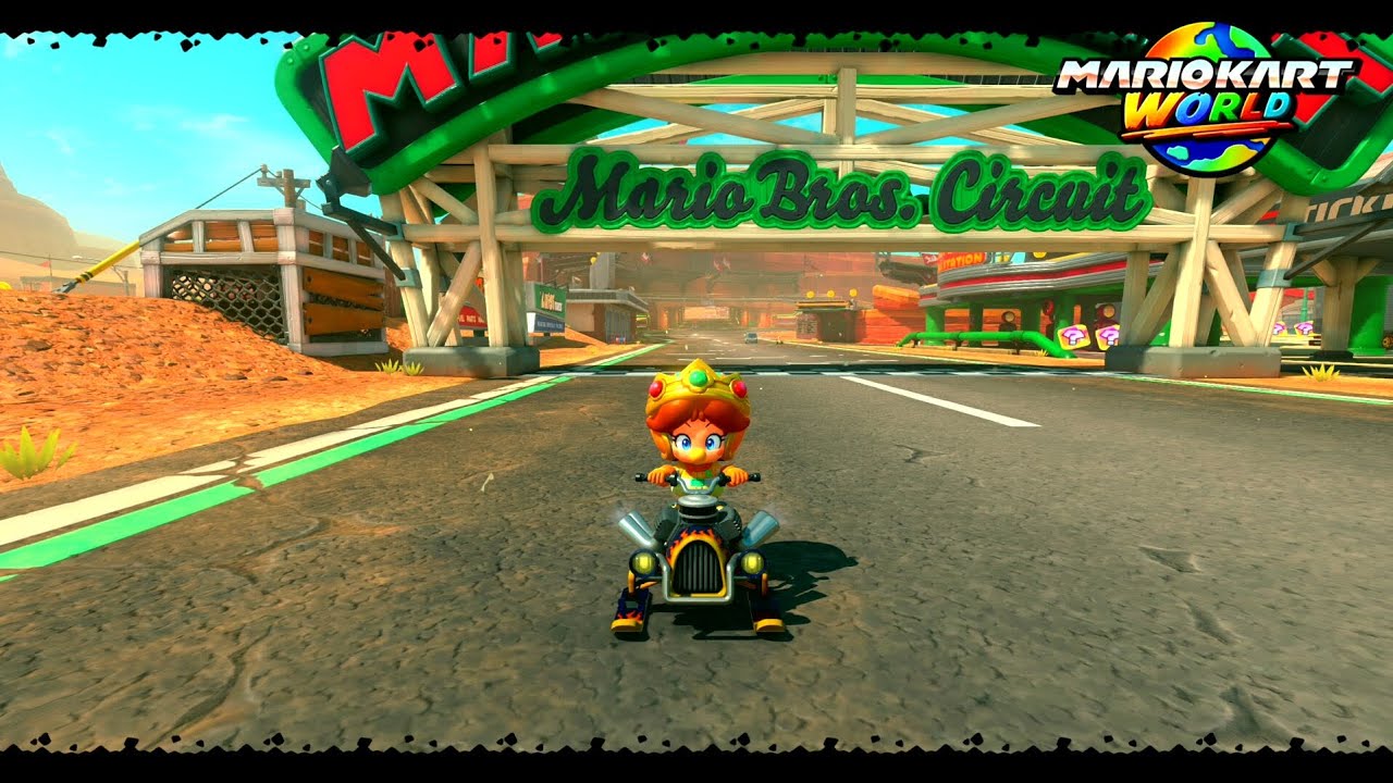 Mario Kart World: Baby Daisy getting ready for Christmas 🎄 