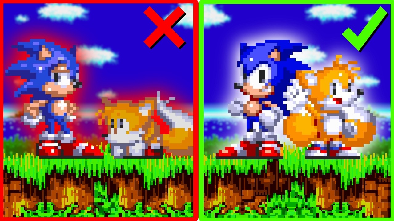 These NEW Sonic Sprites LOOK ABSOLUTELY AMAZING! ⭐ Sonic 3 Redrawn ⭐ Sonic 3 A.I.R. mods Gameplay