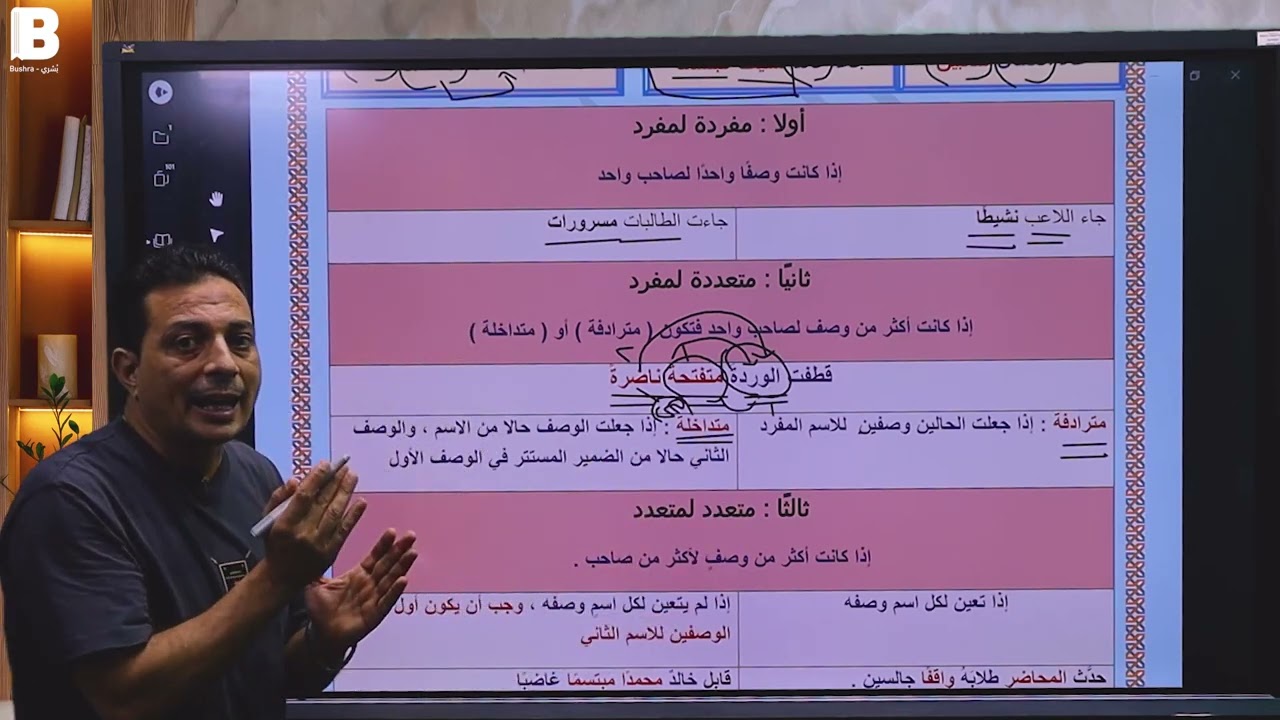 إفراد الحال وتعددها مع صاحبها للصف الثاني الإعدادي الأزهري دفعة ٢٠٢٥