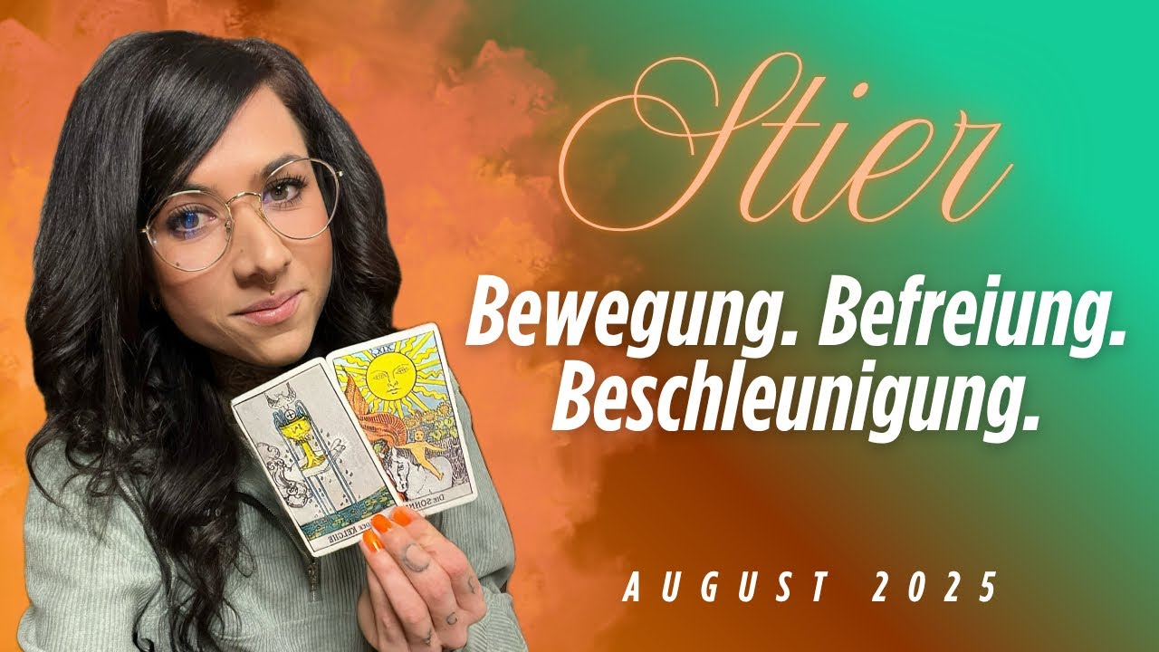 STIER ♉️ Bewegung. Befreiung. Beschleunigung. 🔥 | August 2025 #stier #taurus