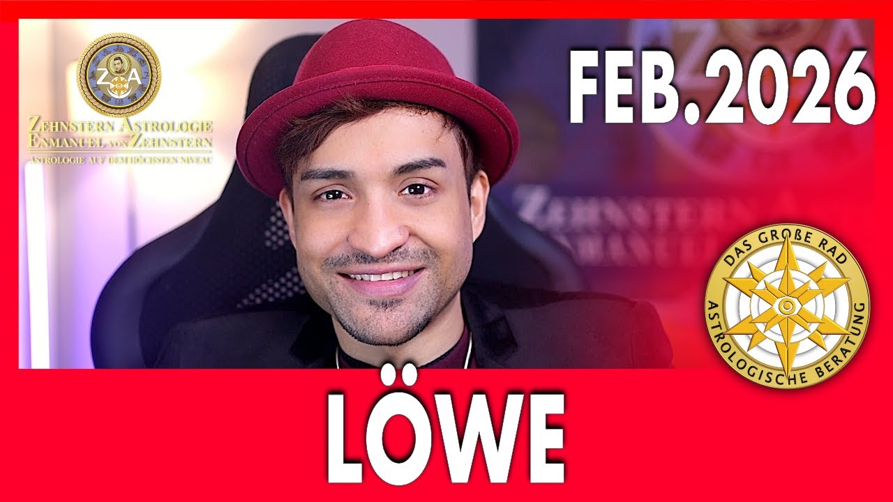 LÖWE & LÖWE ASZENDENT FEBRUAR 2026 MONATSHOROSKOP | ZEHNSTERN ASTROLOGIE