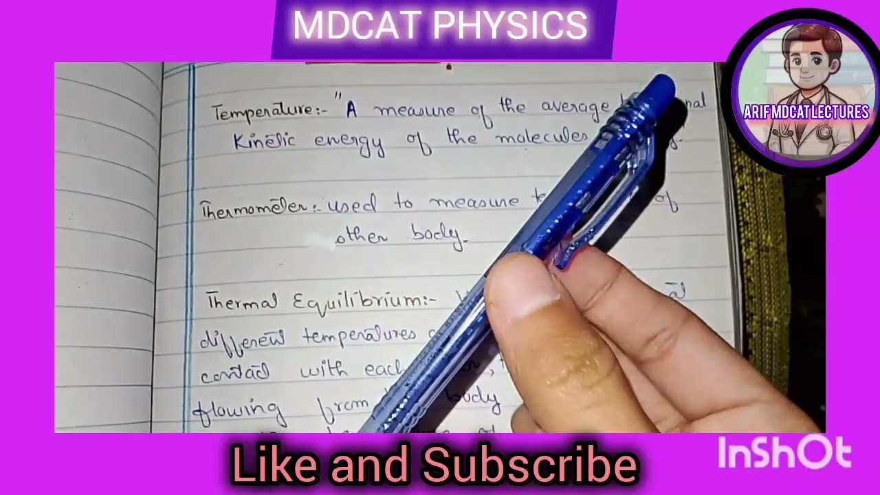 MOLECULAR THEORY Of GASES | MDCAT KEY POINTS | MDCAT PHYSICS #mdcat #2026 #physics #keypoints #ARIF