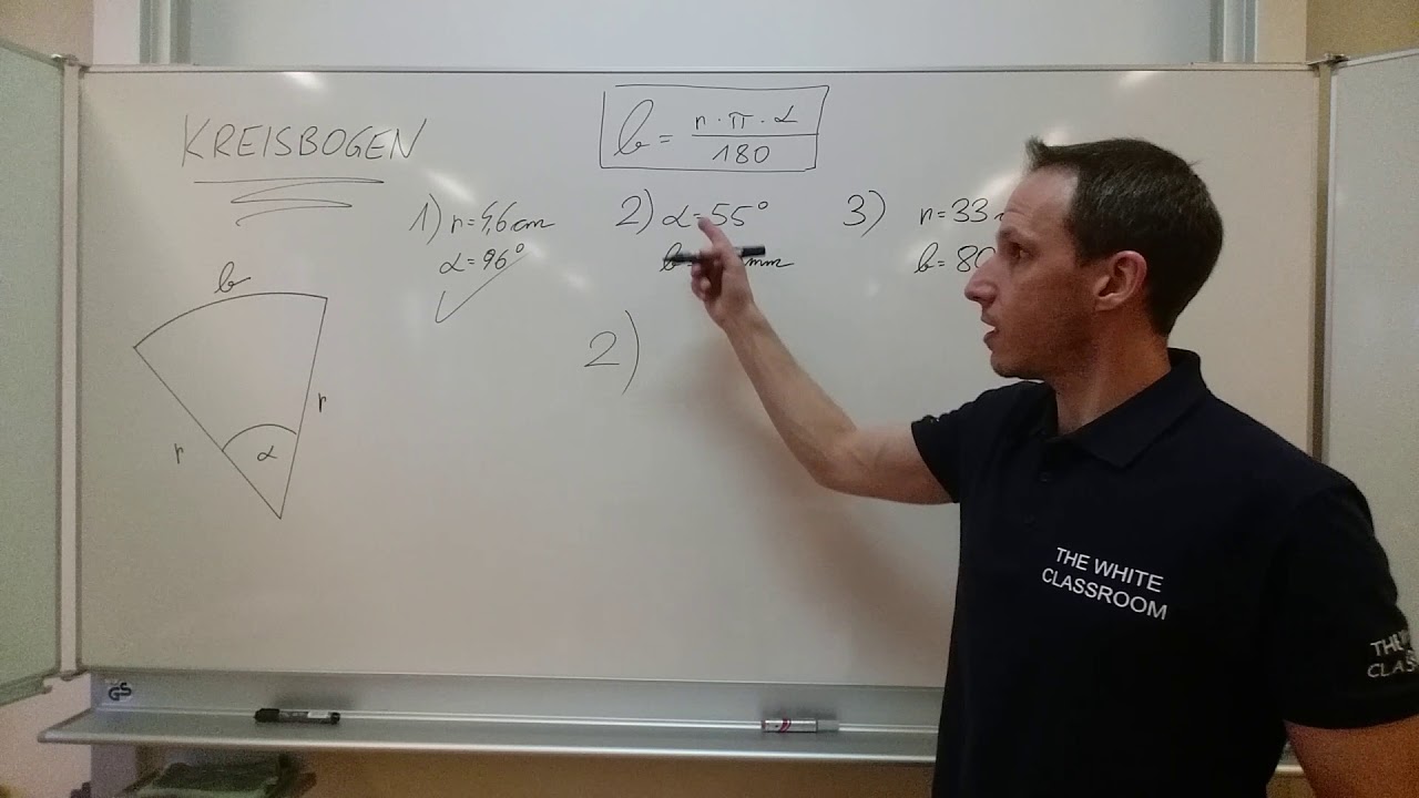DER KREISBOGEN - Umformungen mit Hilfe von Radius r, Zentriwinkel und Bogenlänge b.