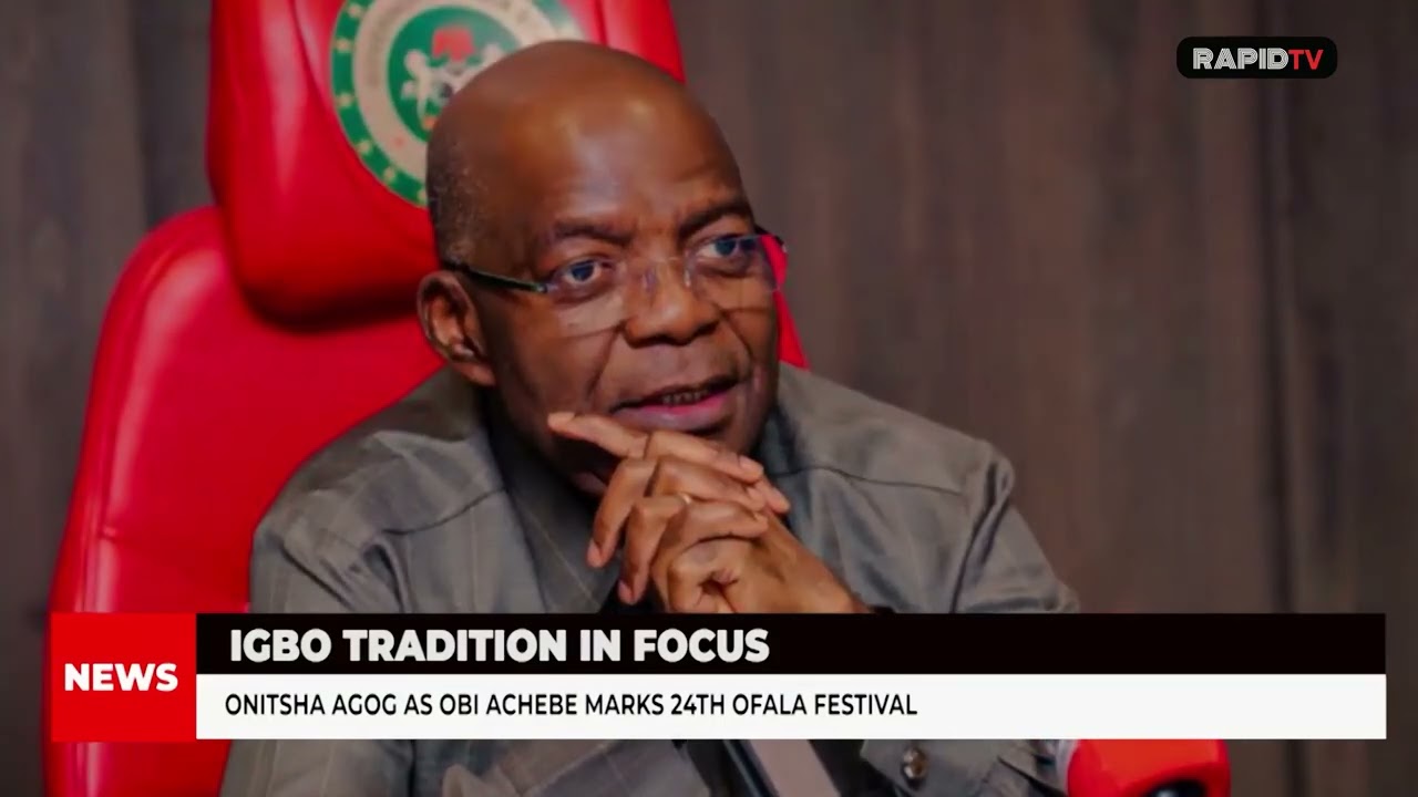 Onitsha Comes Alive as Igwe Nnaemeka Achebe Celebrates 24th Ofala Festival #ofala #igwe #rapidtv