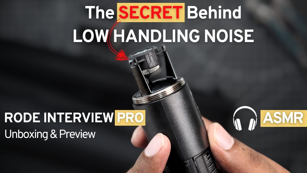 Rode Interview Pro Microphone Unboxing & Preview ASMR | Alissa & Jay