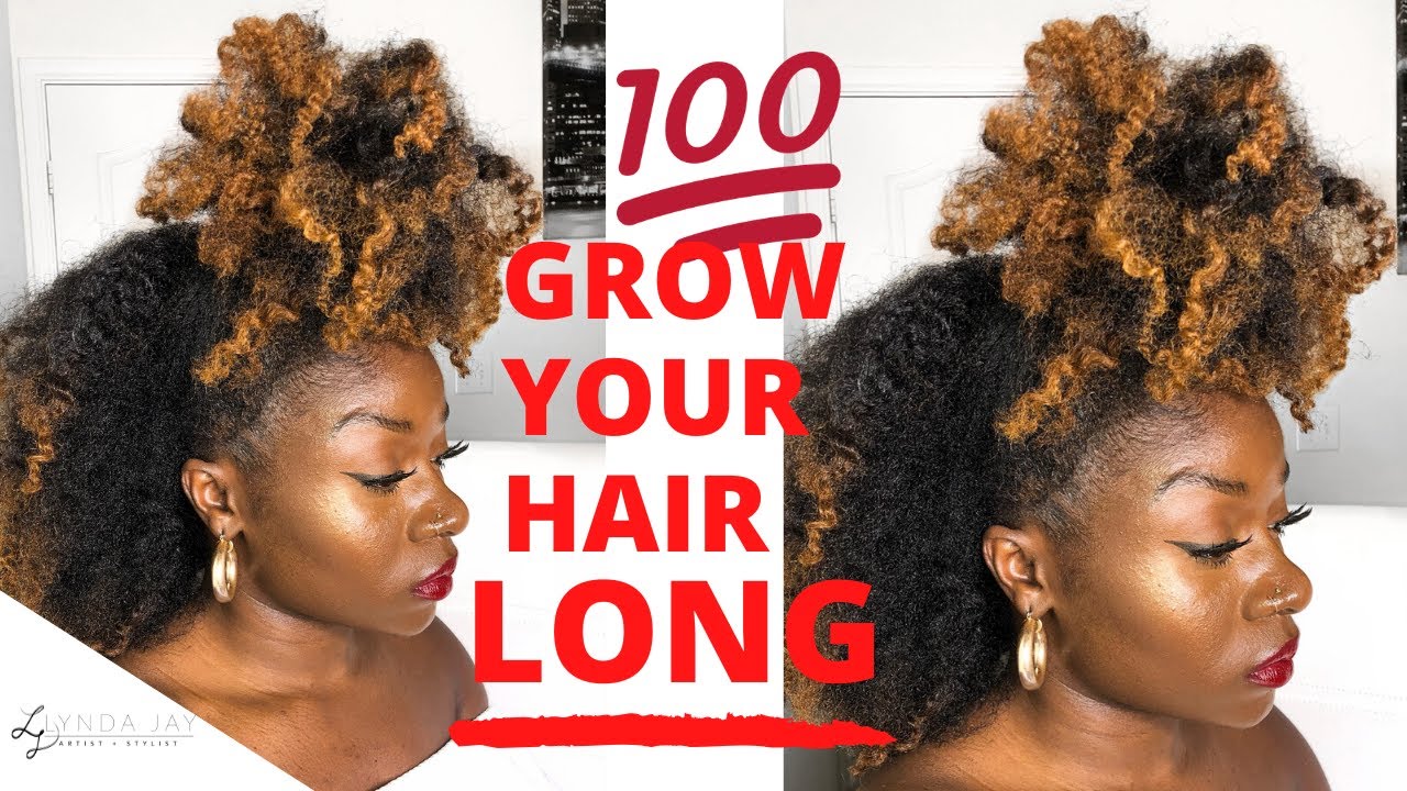 HOW TO GROW NATURAL HAIR LONG AND FAST|4C NATURAL HAIR CARE TIPS|Lynda Jay