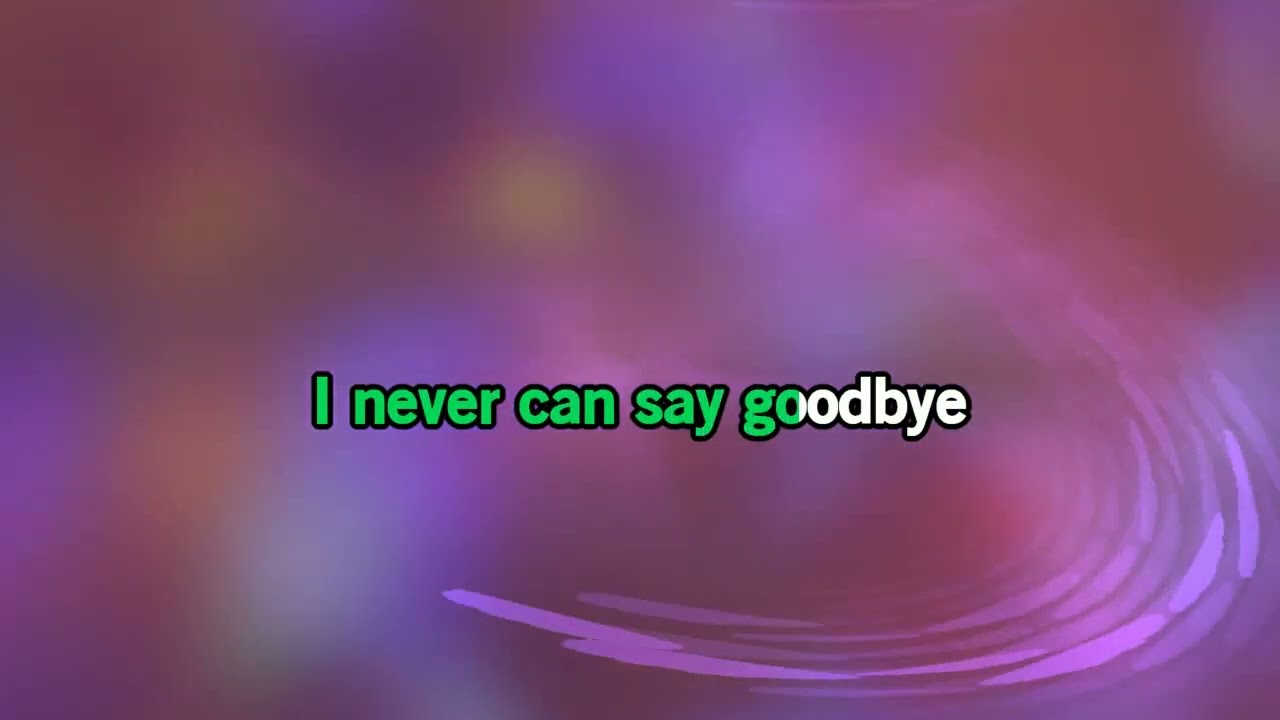Daniel Boaventura Never Can Say Goodbye Karaoke