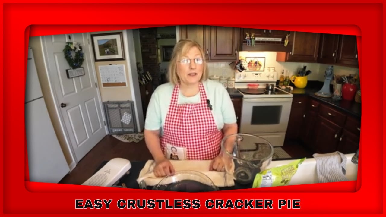 Cracker Pie: An Easy, Quick, And Delicious Crustless Pie #2023-30